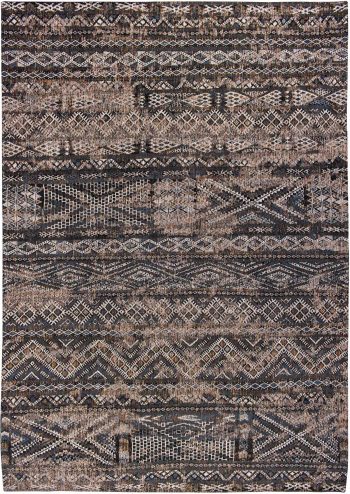 Louis De Poortere vloerkleed LX 9113 Antiquarian Kilim Black Rabat