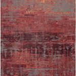 Louis De Poortere vloerkleed, Atlantic Nassau Red 9125, Streaks design