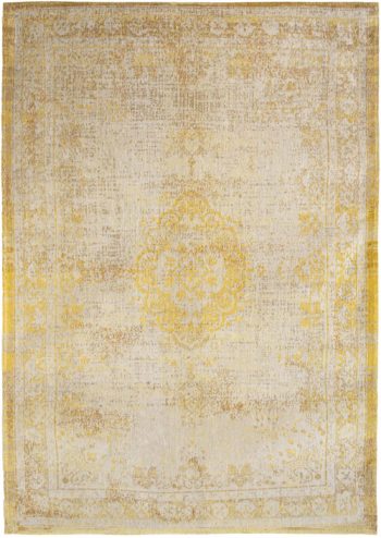 Louis De Poortere vloerkleed LX 9062 Fading World Medallion Grey Yellow