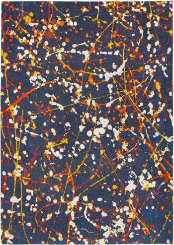 Louis De Poortere vloerkleed LX 9220 Gallery Expression Abstract Blue