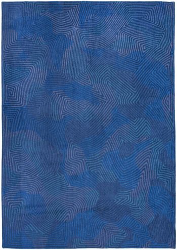 Louis De Poortere vloerkleed LX 9225 Meditation Coral Blue Lagoon