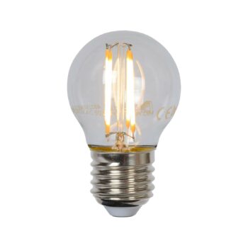 Lucide G45 Filament lamp 4 cm LED Dimbaar E27 1x4W 2700K Transparant 49021 04 60