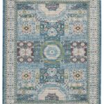 Vloerkleed Nourison, Ankara Global ANR17 Ivory / Light Blue