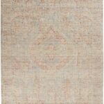 Vloerkleed Nourison, Lustrous Weave LUW02 Grey / Brick
