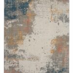 Vloerkleed Nourison, Rustic Textures RUS13 Grey / Blue