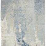 Vloerkleed Nourison, Silk Shadows SHA21 Blue / Sky
