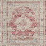Vloerkleed Nourison, Vintage Kashan VKA07 Red / Ivory