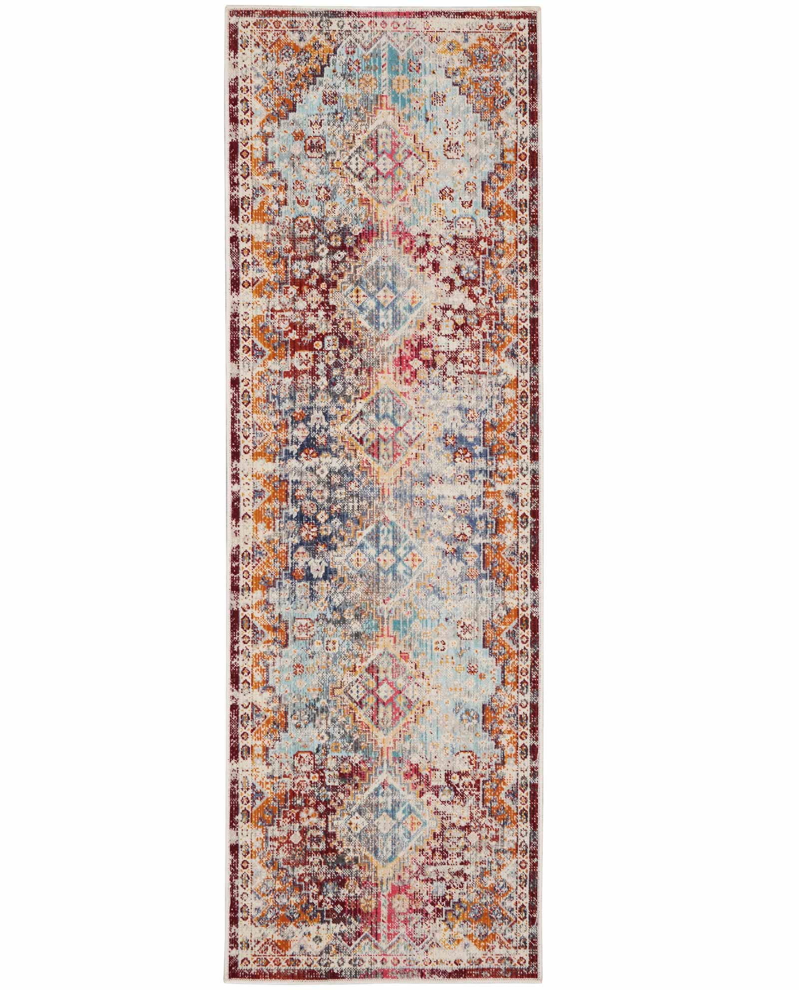 Nourison vloerkleed Vintage Kashan VKA09 MULTI MULTICOLOR 2X8 099446852380