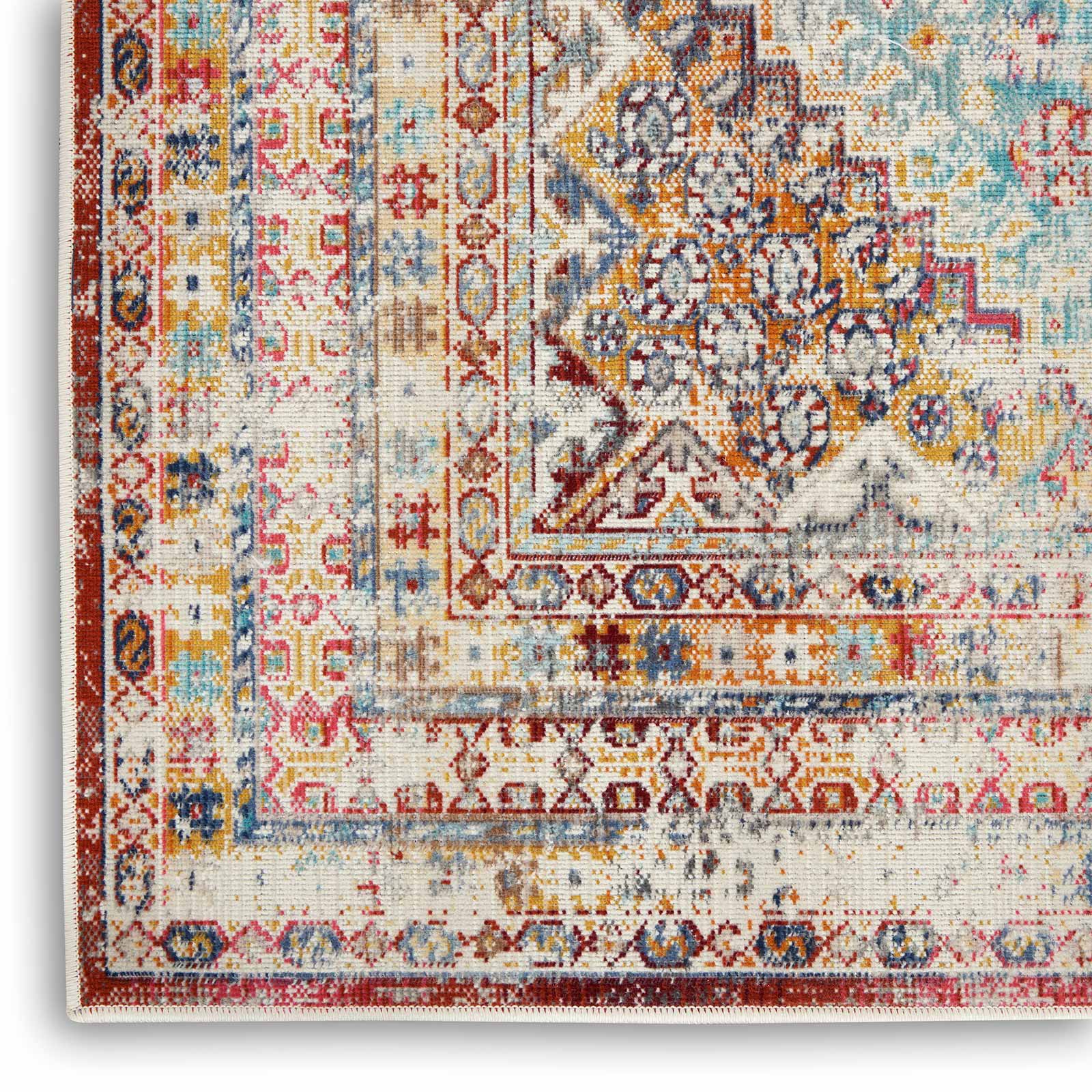 Nourison vloerkleed Vintage Kashan VKA09 MULTI MULTICOLOR 5X8 099446852441 CRW