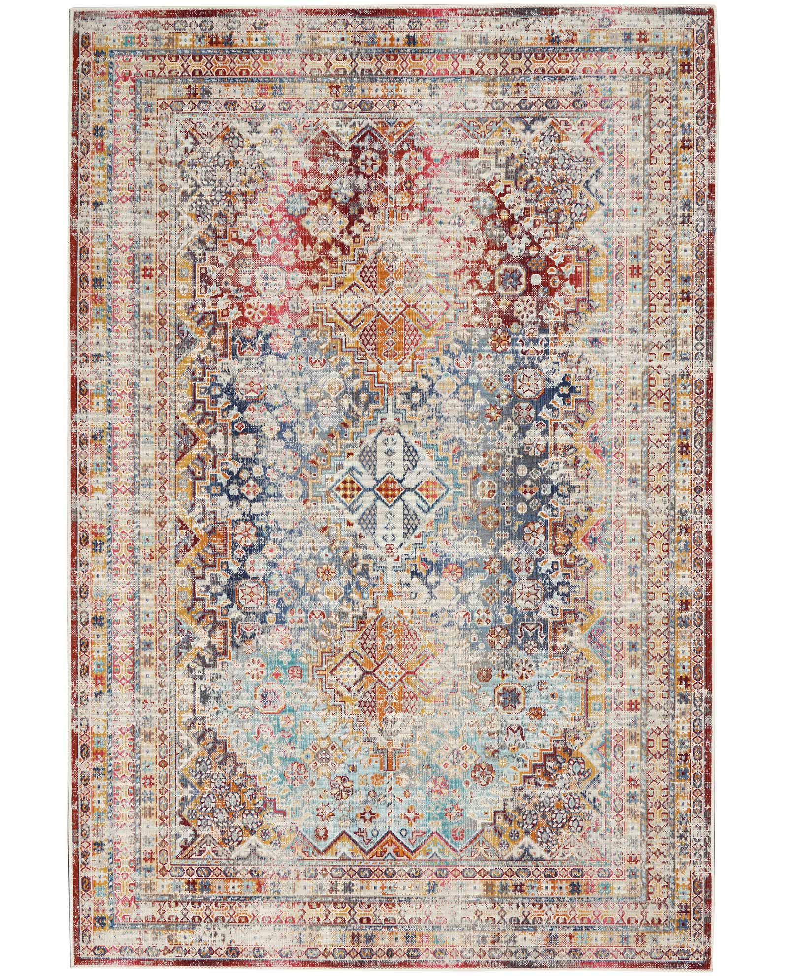 Nourison vloerkleed Vintage Kashan VKA09 MULTI MULTICOLOR 5X8 099446852441