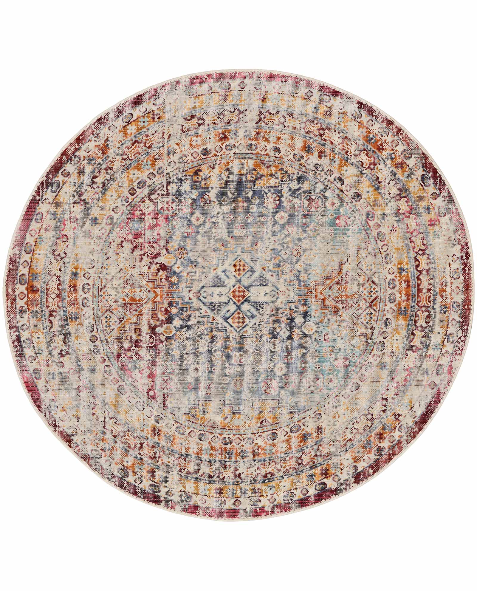 Nourison vloerkleed Vintage Kashan VKA09 MULTI MULTICOLOR 6XRND 099446852458