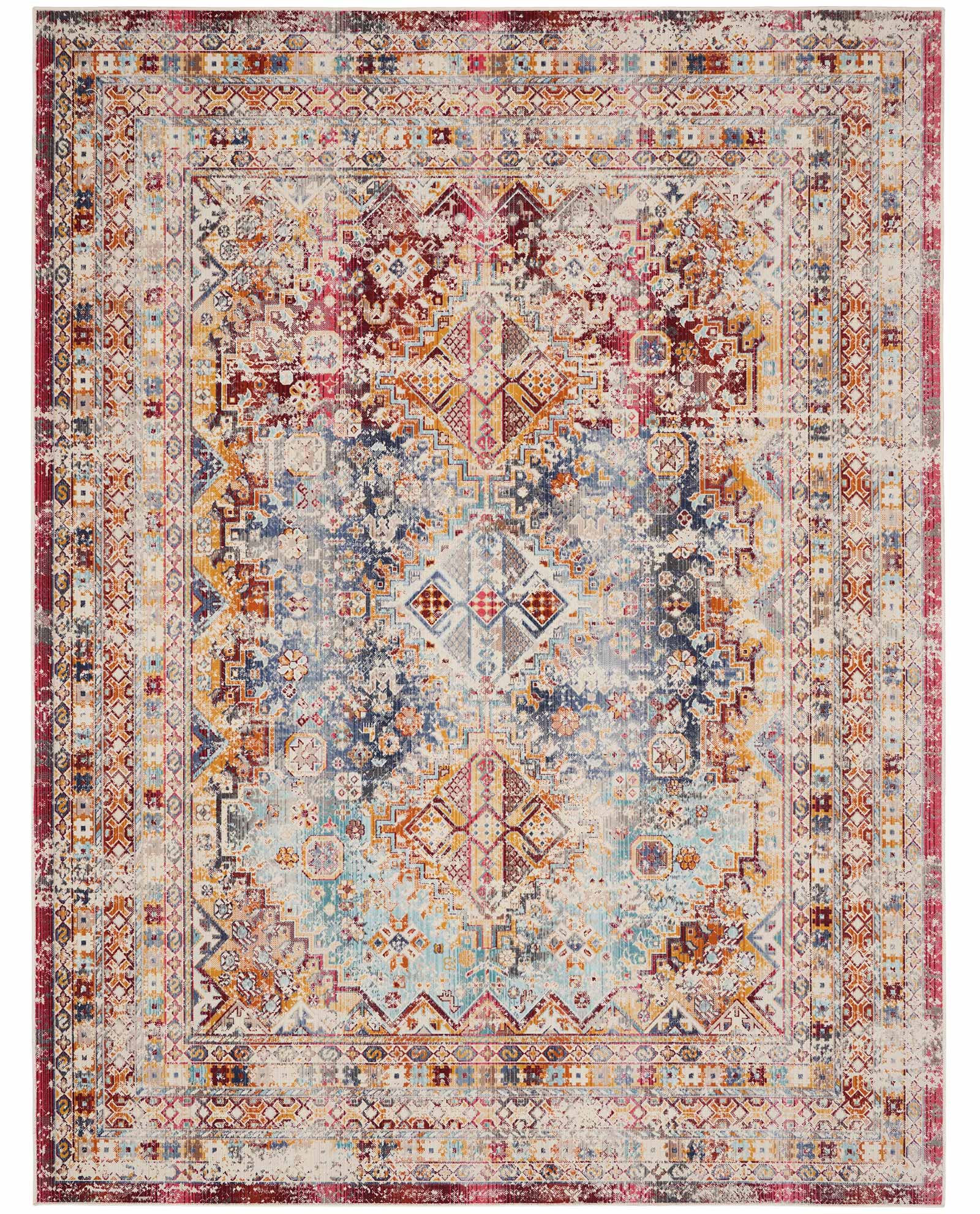 Nourison vloerkleed Vintage Kashan VKA09 MULTI MULTICOLOR 8X10 099446852489