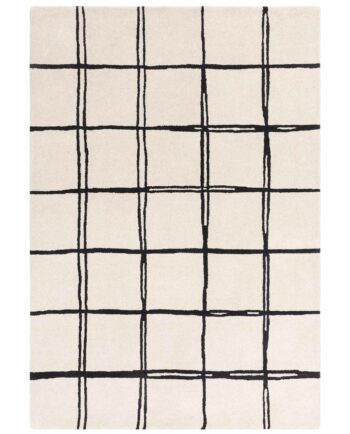 Asiatic vloerkleed Albany Grid Monochrome