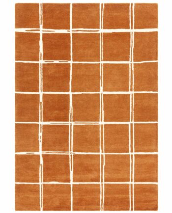 Asiatic vloerkleed Albany Grid Rust