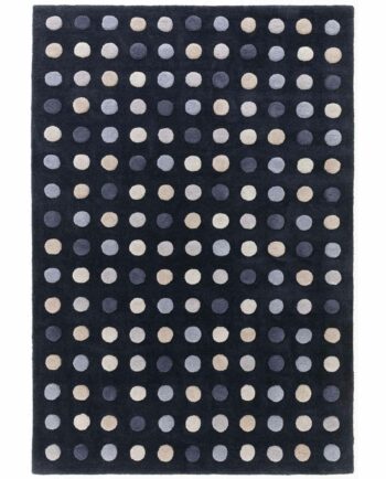 Asiatic vloerkleed Dotty Navy N