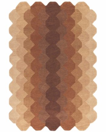 Asiatic vloerkleed Hive Rust