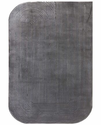 Asiatic vloerkleed Kuza Shape Black Charcoal