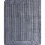 Vloerkleed Asiatic Kuza Shape Black / Navy