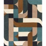 Vloerkleed Asiatic Matrix 89 Klotski Teal