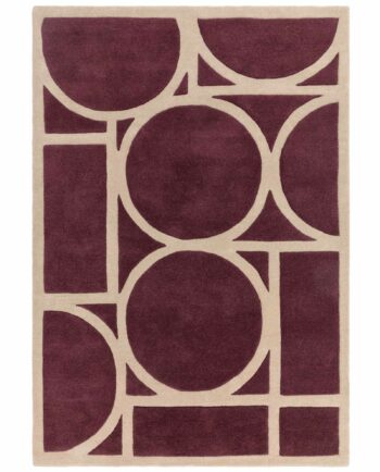 Asiatic vloerkleed Metro Plum