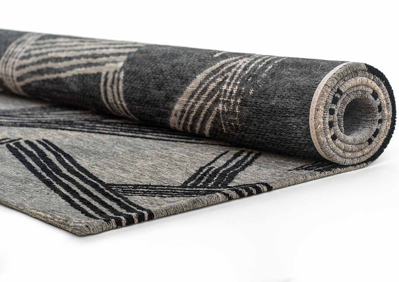 Louis De Poortere vloerkleed Meditation 2066 Kanji Darkstreet roll