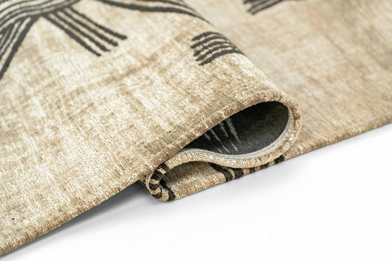 Louis De Poortere vloerkleed Meditation 2067 Kanji Slate fold