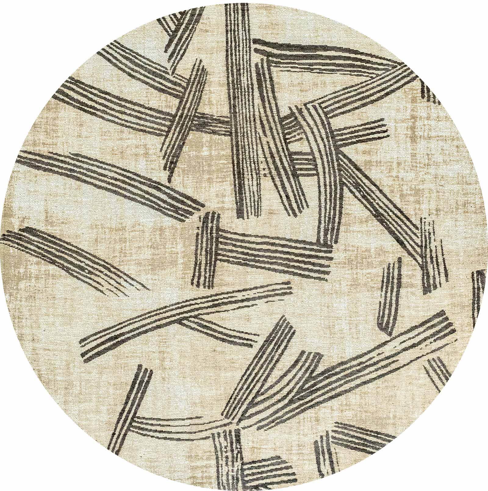 Louis De Poortere vloerkleed Meditation 2067 Kanji Slate round