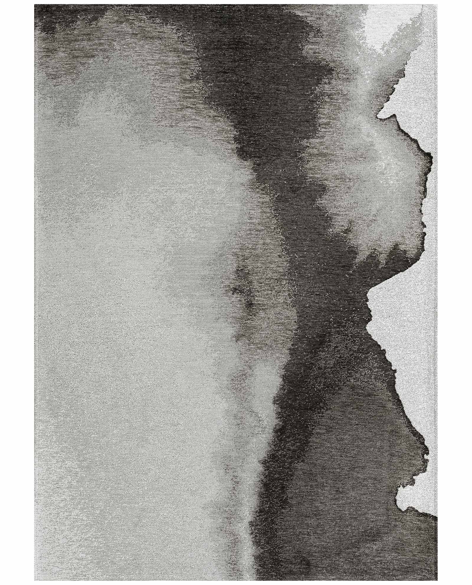 Louis De Poortere vloerkleed Meditation 2083 Lagoon Black Shadow