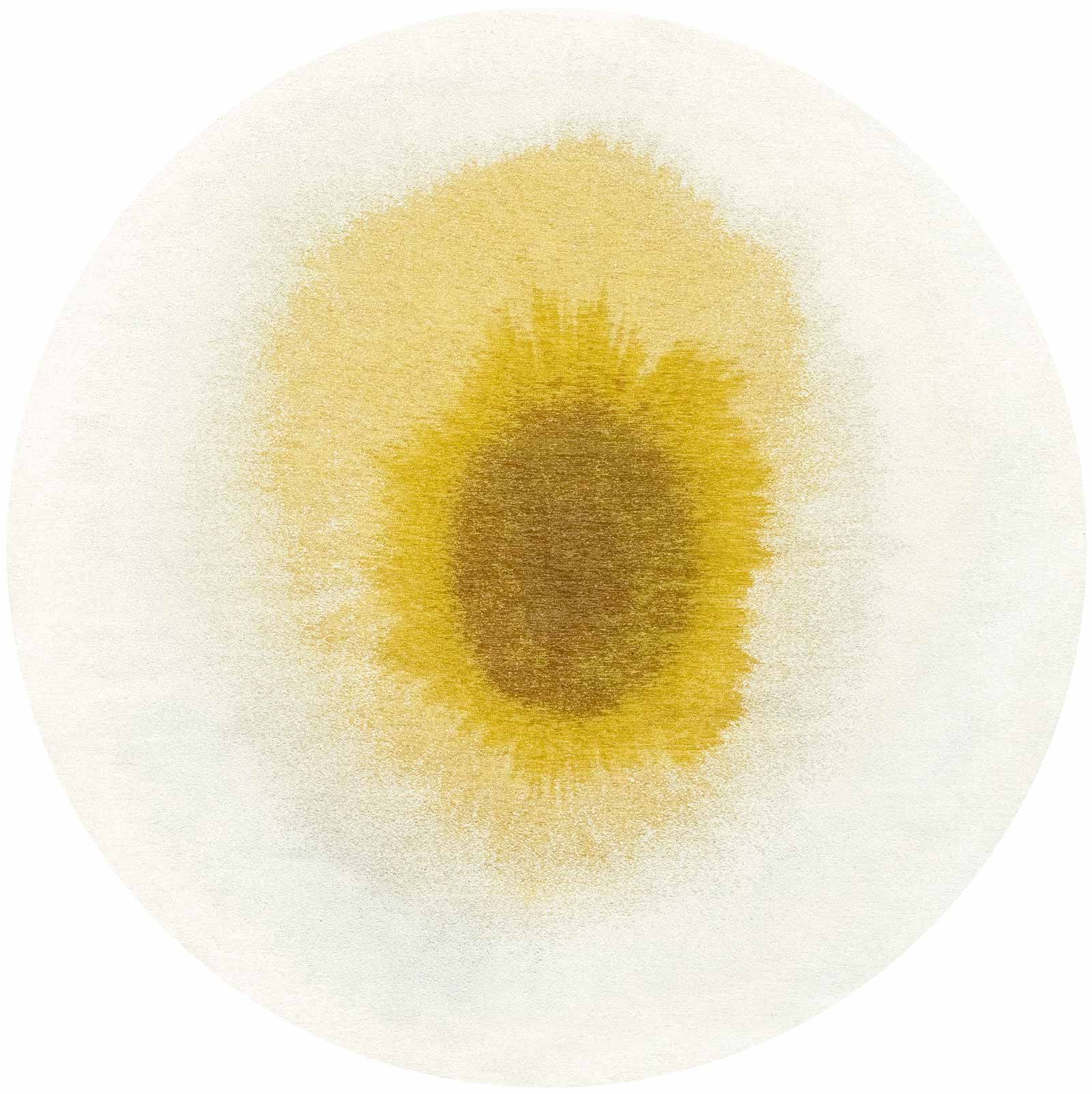 Louis De Poortere vloerkleed Meditation 2100 Drop Gold Moss round