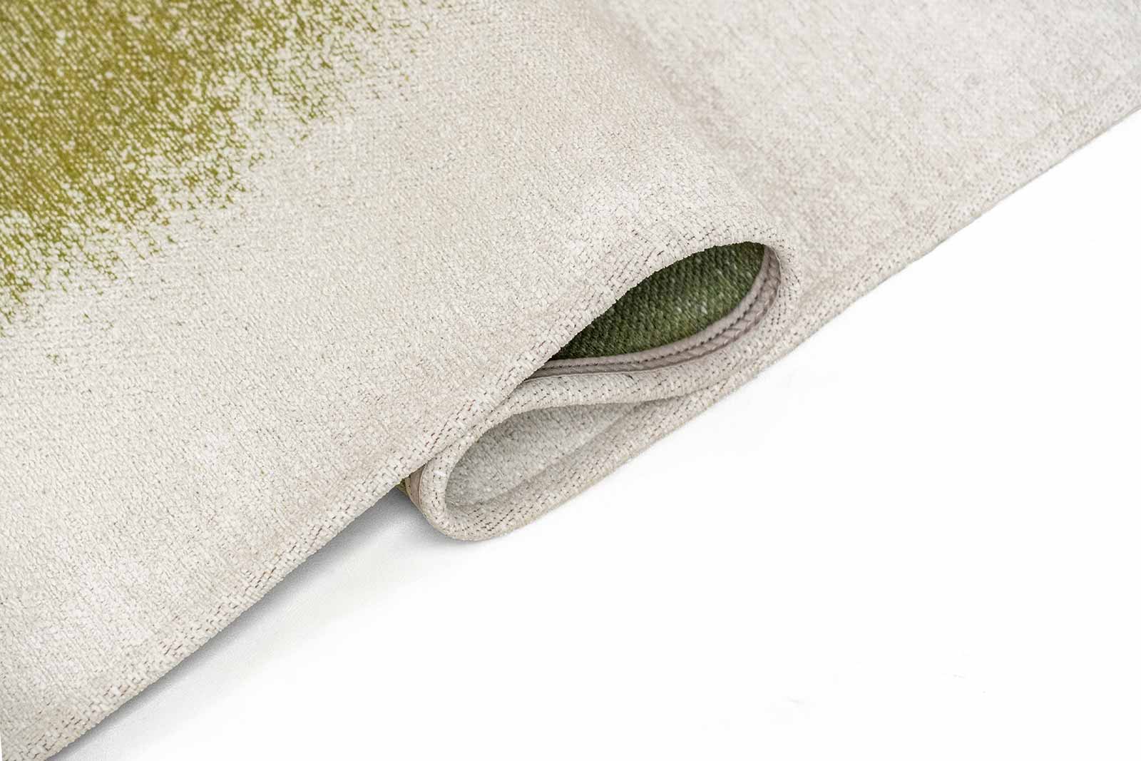 Louis De Poortere vloerkleed Meditation 2105 Drop Green Pepper fold