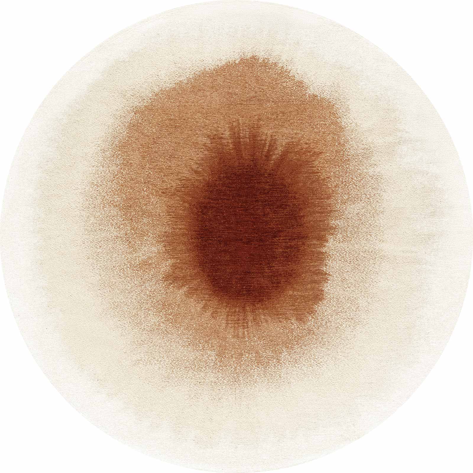 Louis De Poortere vloerkleed Meditation 2106 Drop Indian Snow round 1